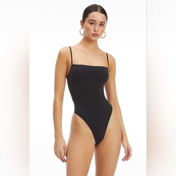 Good American Other - Good American Seamless Skinny Strap Bodysuit